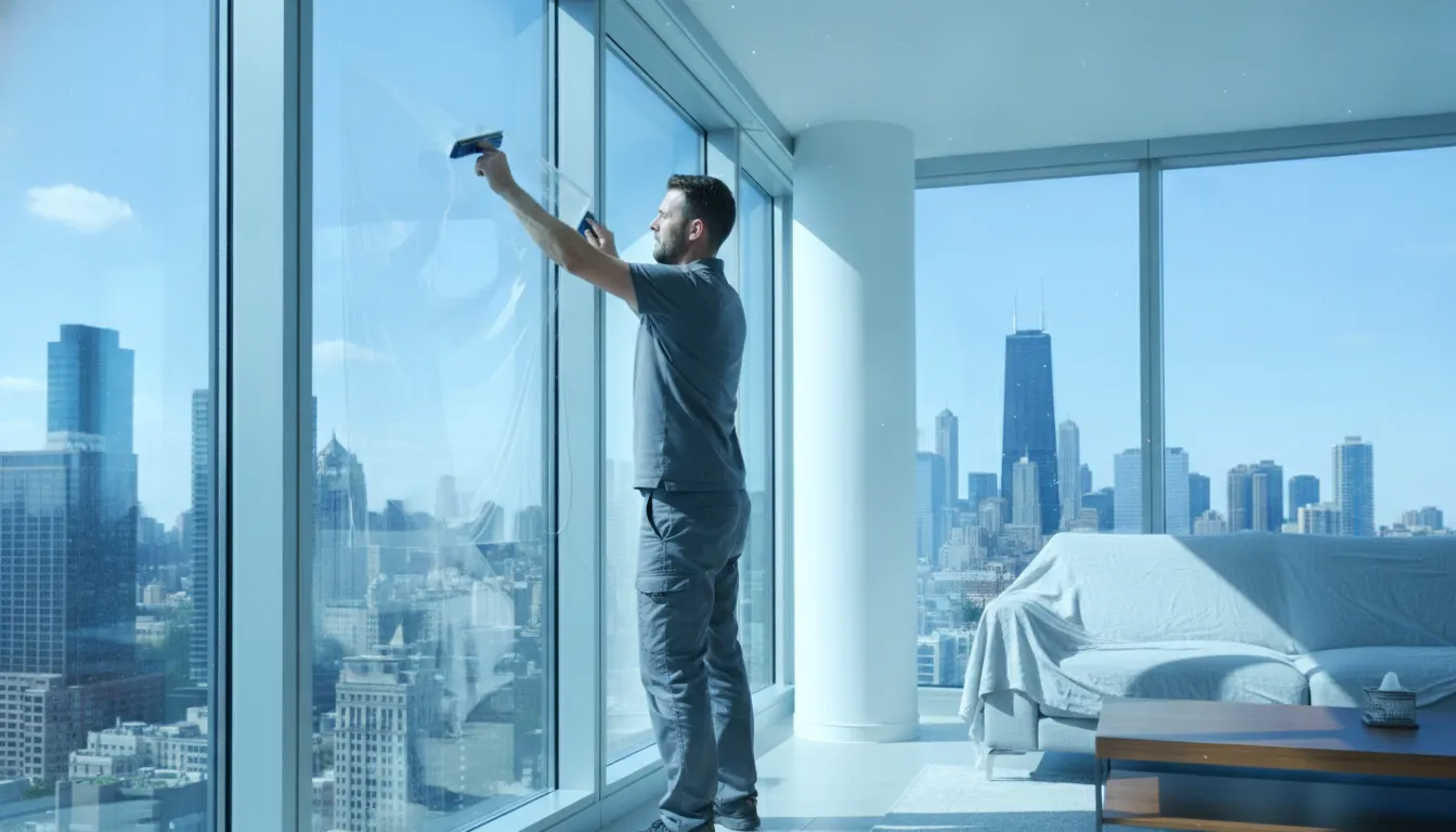 Window film for rental properties in Chicagoland: professional installation