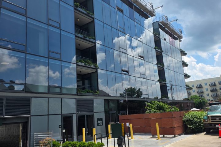 Professional window film installation project in the Chicagoland area